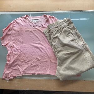 The GREAT pant and tee set